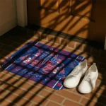tulsa-golden-hurricane-helmet-illustration-blue-doormat-best-selling.webp