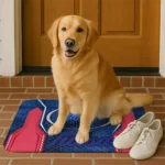 tulsa-golden-hurricane-hexagon-oval-blue-doormat-best-selling.webp
