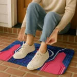 tulsa-golden-hurricane-hexagon-oval-blue-doormat-best-selling.webp