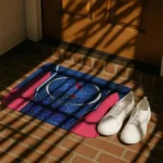 tulsa-golden-hurricane-hexagon-oval-blue-doormat-best-selling.webp