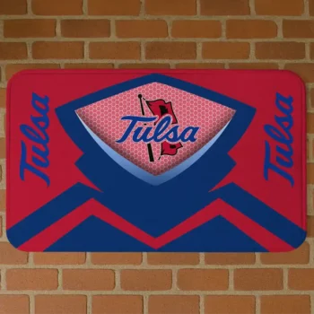 Tulsa Golden Hurricane Ninja Mesh Blue Doormat