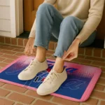 tulsa-golden-hurricane-pixel-blur-blue-doormat-best-selling.webp
