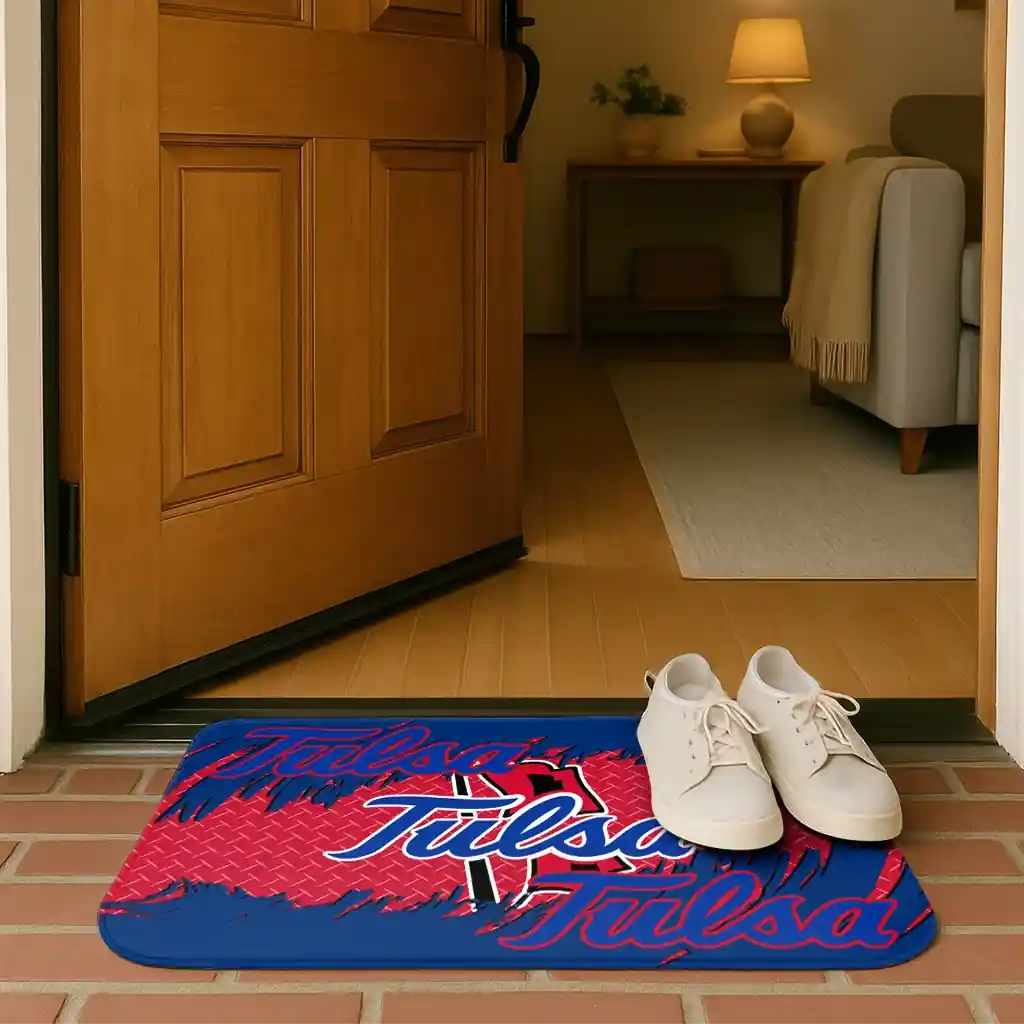 tulsa-golden-hurricane-plate-rip-blue-doormat-fashion-forward.webp