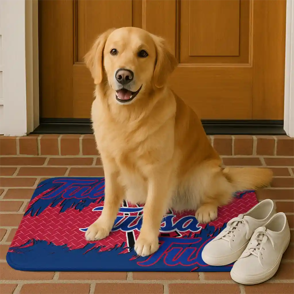 tulsa-golden-hurricane-plate-rip-blue-doormat-high-quality.webp