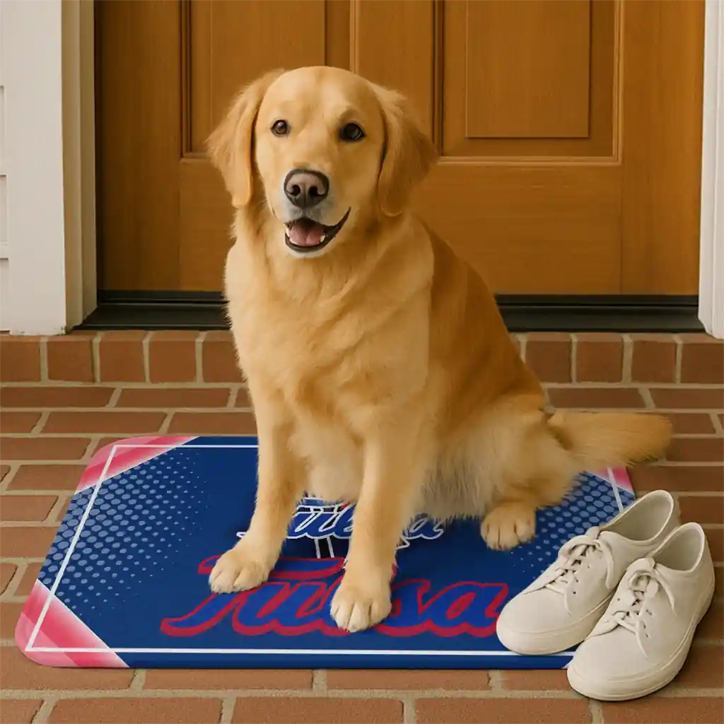 tulsa-golden-hurricane-silver-halftone-blue-doormat-high-quality.webp