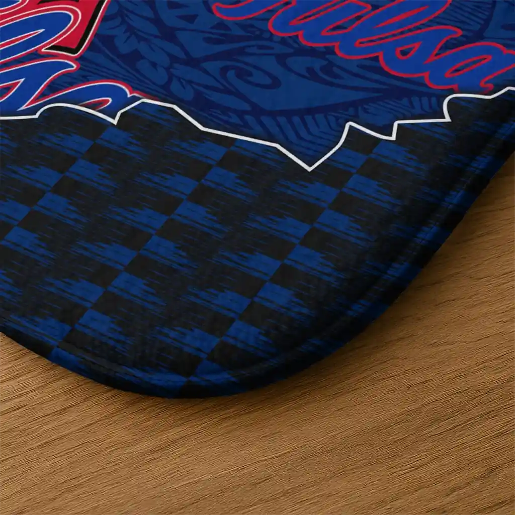tulsa-golden-hurricane-tribal-detailing-blue-black-doormat-latest-model.webp