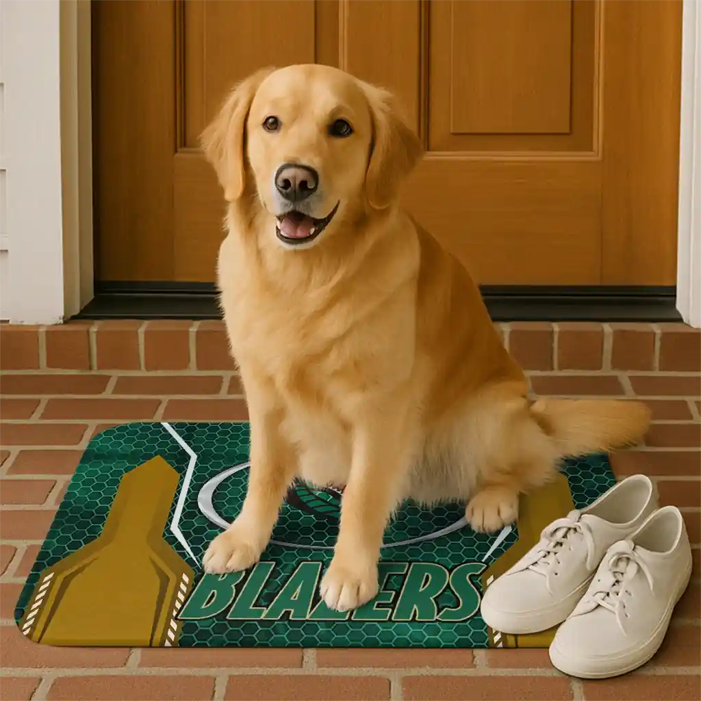 uab-blazers-hexagon-oval-green-doormat-high-quality.webp