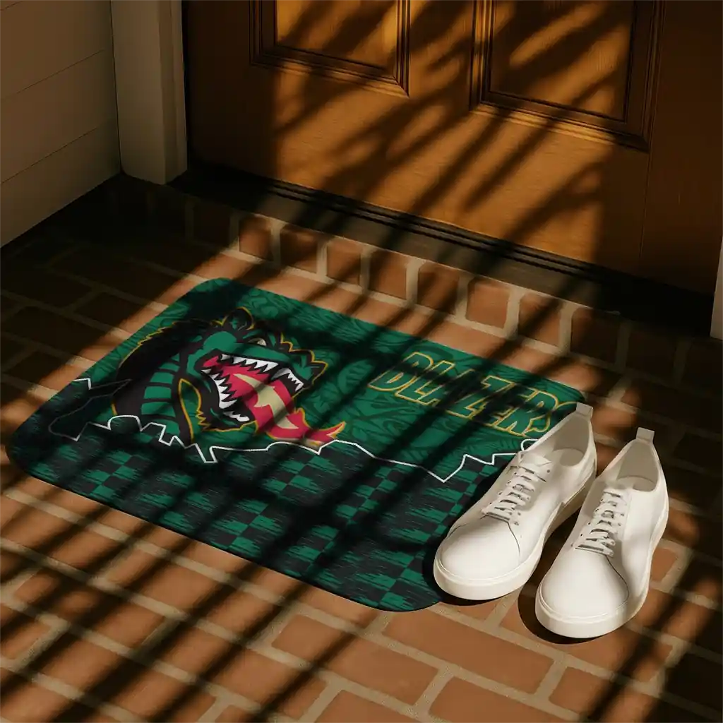uab-blazers-tribal-detailing-green-black-doormat-trendy.webp