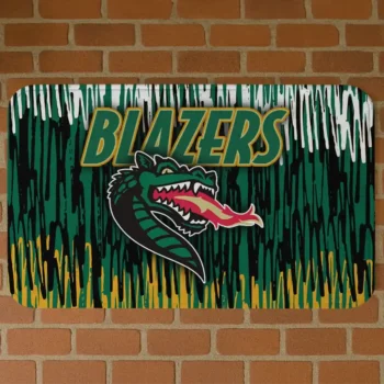 UAB Blazers Vertical Flow Green Doormat