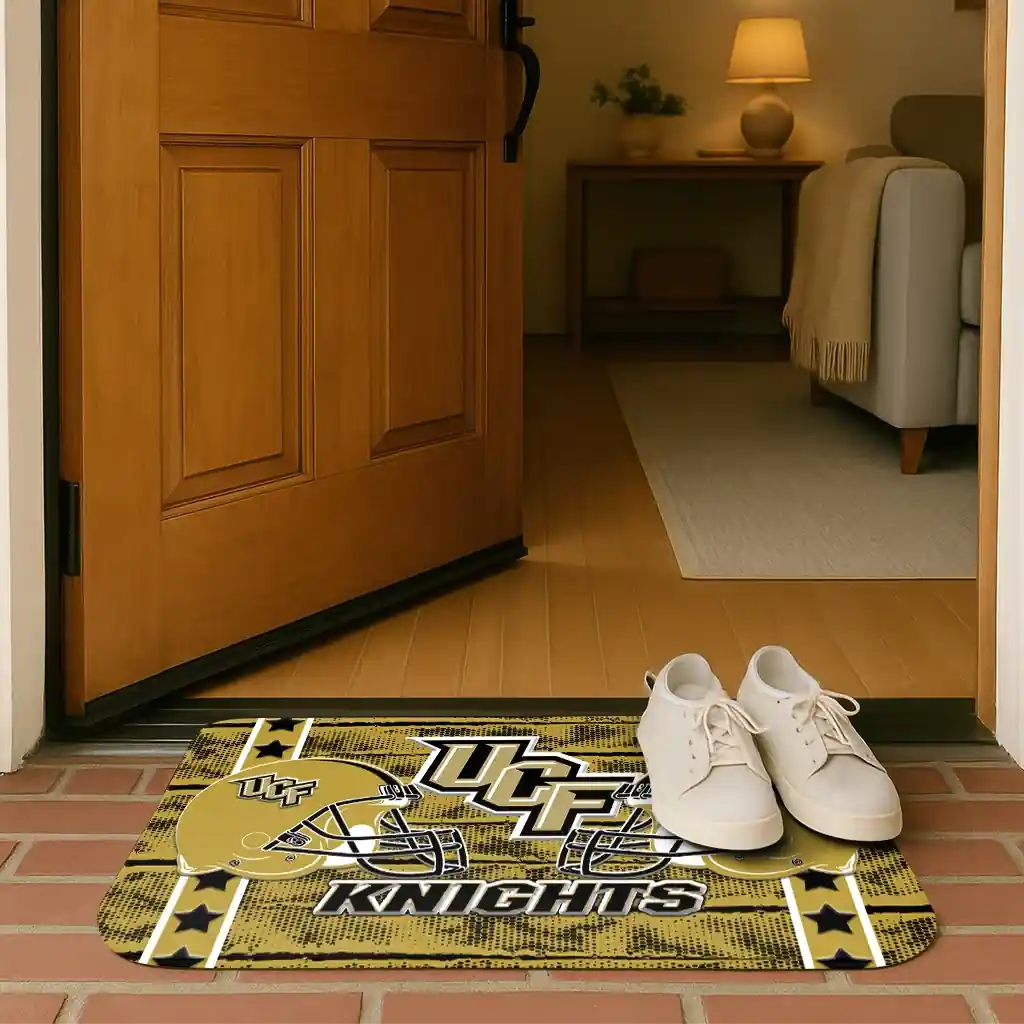 ucf-knights-helmet-illustration-gold-doormat-fashion-forward.webp