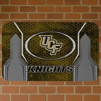 UCF Knights Hexagon Oval Gold Doormat
