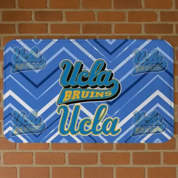 UCLA Bruins Chevron Geometrics Blue Doormat
