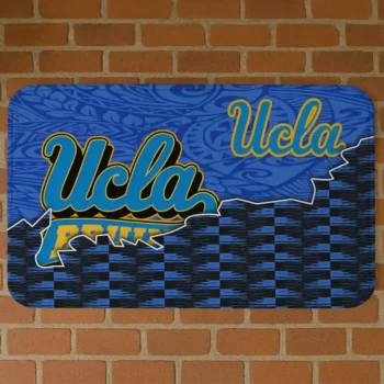 UCLA Bruins Tribal Detailing Blue Black Doormat