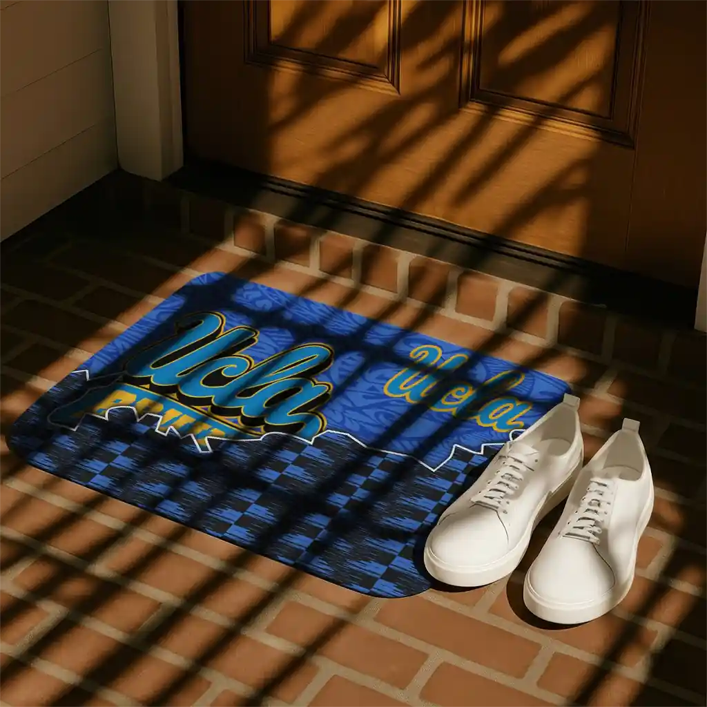 ucla-bruins-tribal-detailing-blue-black-doormat-trendy.webp