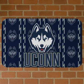 UConn Huskies Bolt Row Blue Doormat