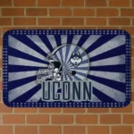 UConn Huskies Helmet Centerpiece Blue Doormat