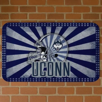 UConn Huskies Helmet Centerpiece Blue Doormat