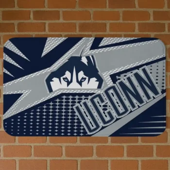 UConn Huskies Sharp Flash Blue Doormat