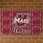 UMass Minutemen Bolt Row Red Doormat