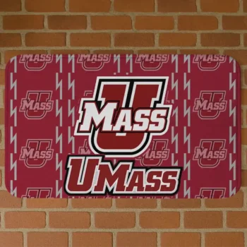 UMass Minutemen Bolt Row Red Doormat