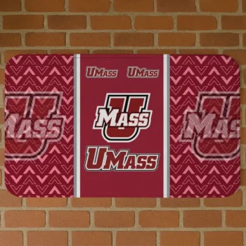 UMass Minutemen Chevron Stack Red Doormat