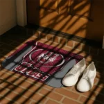 umass-minutemen-hexagon-oval-red-doormat-best-selling.webp