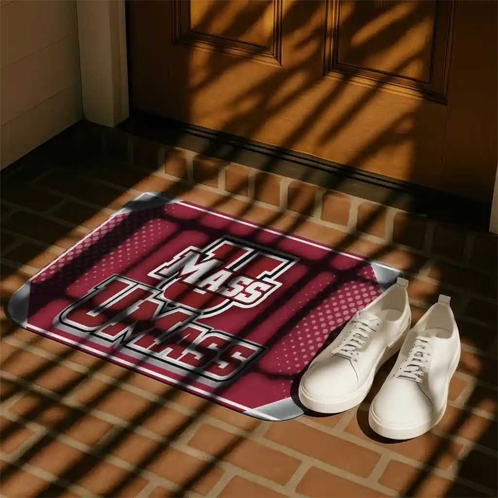 umass-minutemen-silver-halftone-red-doormat-trendy.webp
