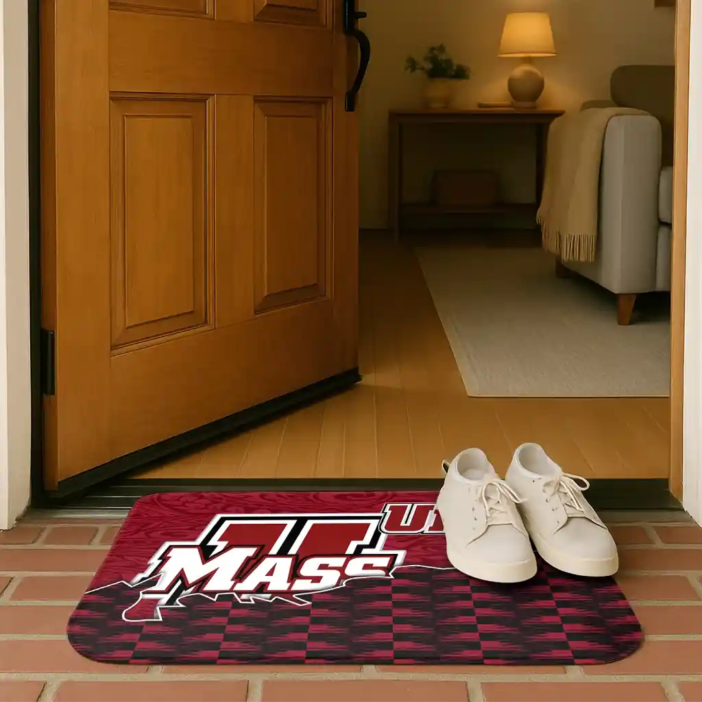 umass-minutemen-tribal-detailing-red-black-doormat-fashion-forward.webp