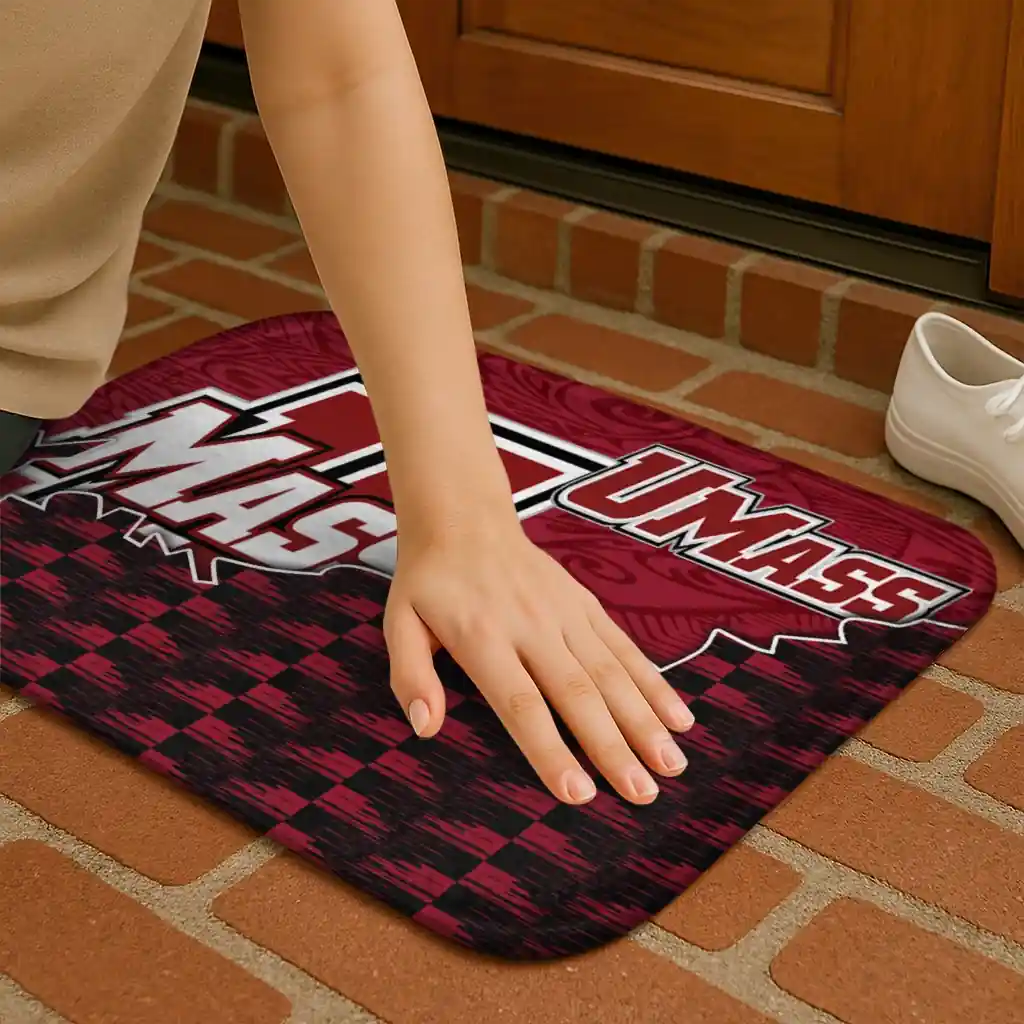 umass-minutemen-tribal-detailing-red-black-doormat-premium-grade.webp