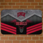 UNLV Rebels Chevron Points Red Black Doormat