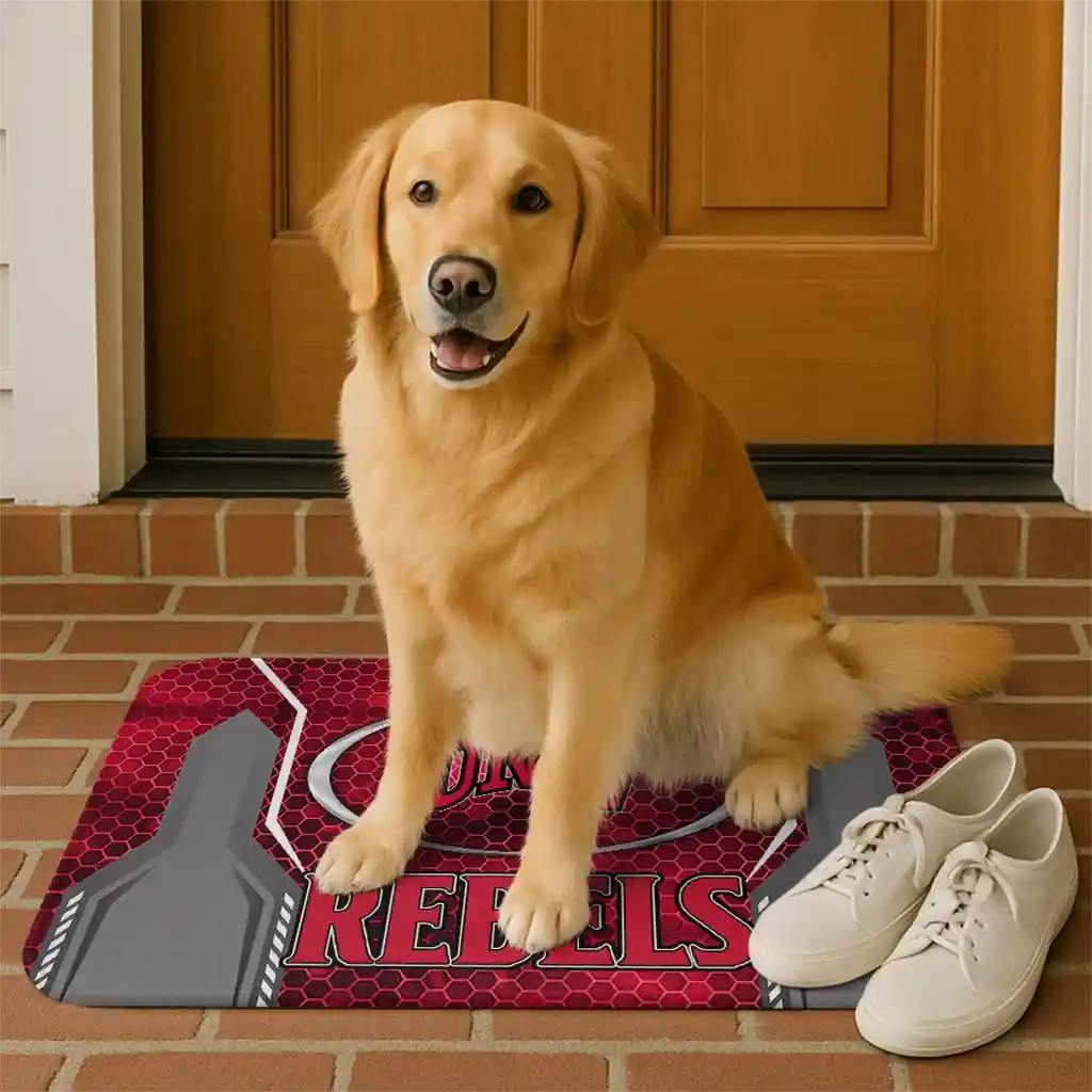 unlv-rebels-hexagon-oval-red-doormat-high-quality.webp