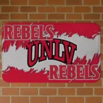 UNLV Rebels Plate Rip Red Doormat