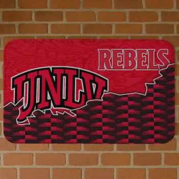 UNLV Rebels Tribal Detailing Red Black Doormat
