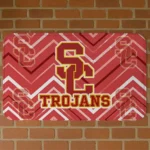 usc-trojans-chevron-geometrics-red-doormat-best-selling.webp