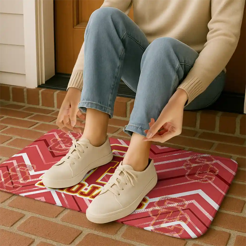 usc-trojans-chevron-geometrics-red-doormat-top-rated.webp