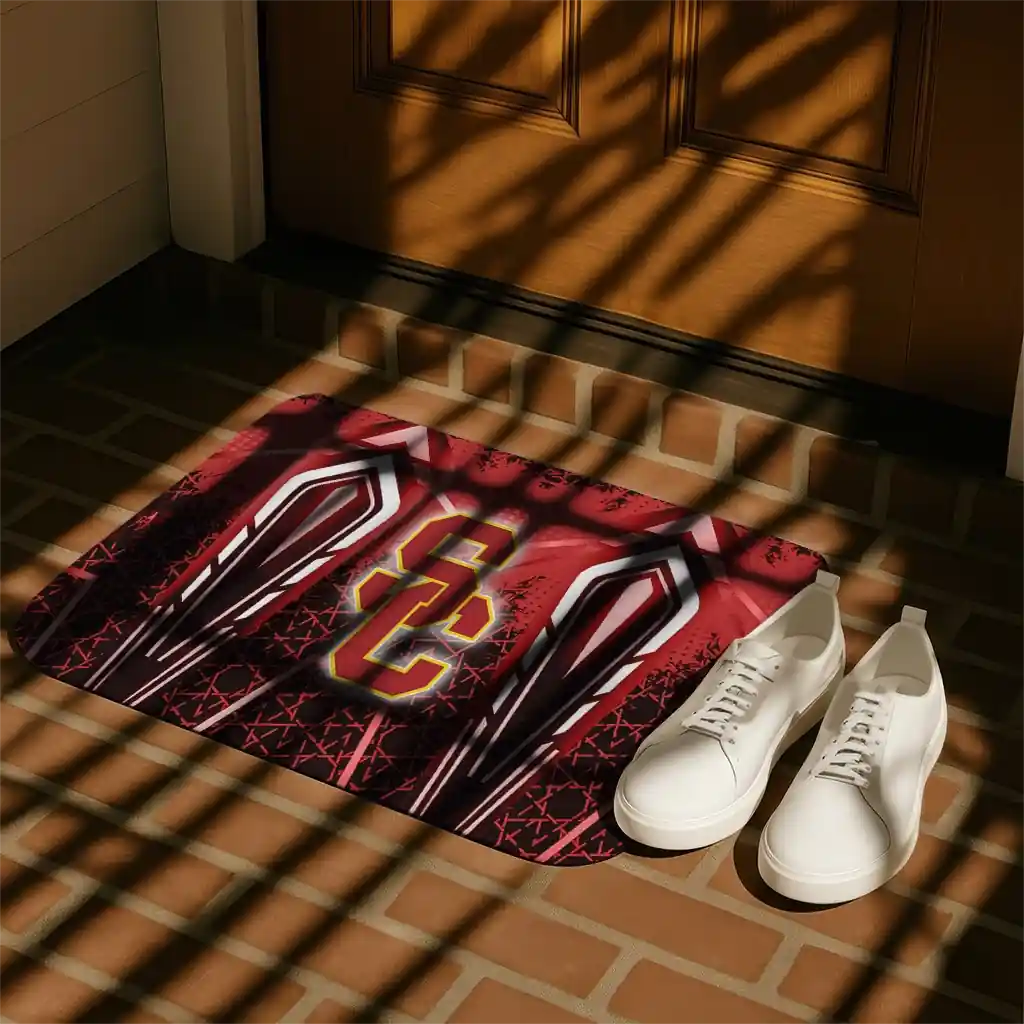 usc-trojans-graphic-stripes-red-doormat-trendy.webp