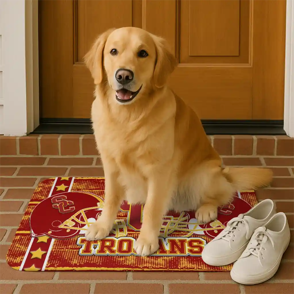 usc-trojans-helmet-illustration-red-doormat-high-quality.webp