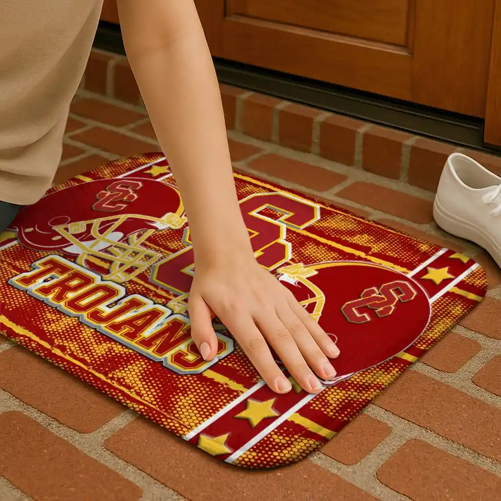usc-trojans-helmet-illustration-red-doormat-premium-grade.webp