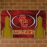 USC Trojans Hexagon Oval Red Doormat