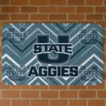 utah-state-aggies-chevron-geometrics-navy-doormat-best-selling.webp