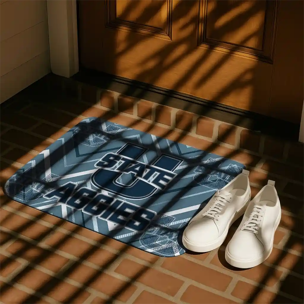 utah-state-aggies-chevron-geometrics-navy-doormat-trendy.webp