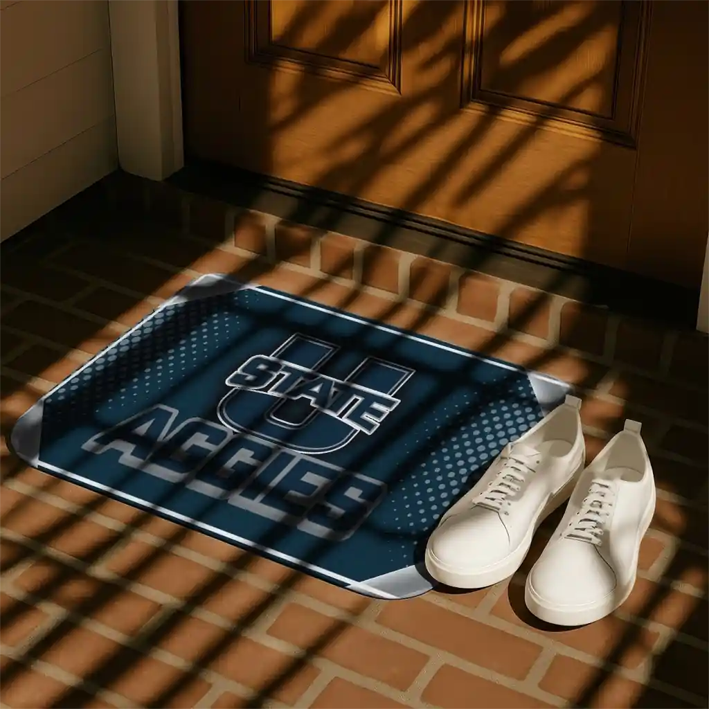 utah-state-aggies-silver-halftone-navy-doormat-trendy.webp