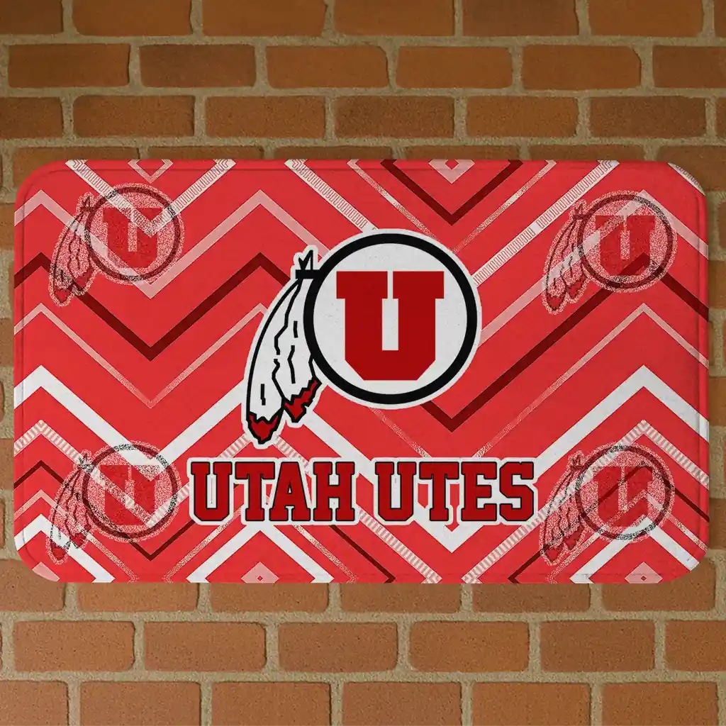 utah-utes-chevron-geometrics-red-doormat-best-selling.webp utah utes chevron geometrics red doormat best selling