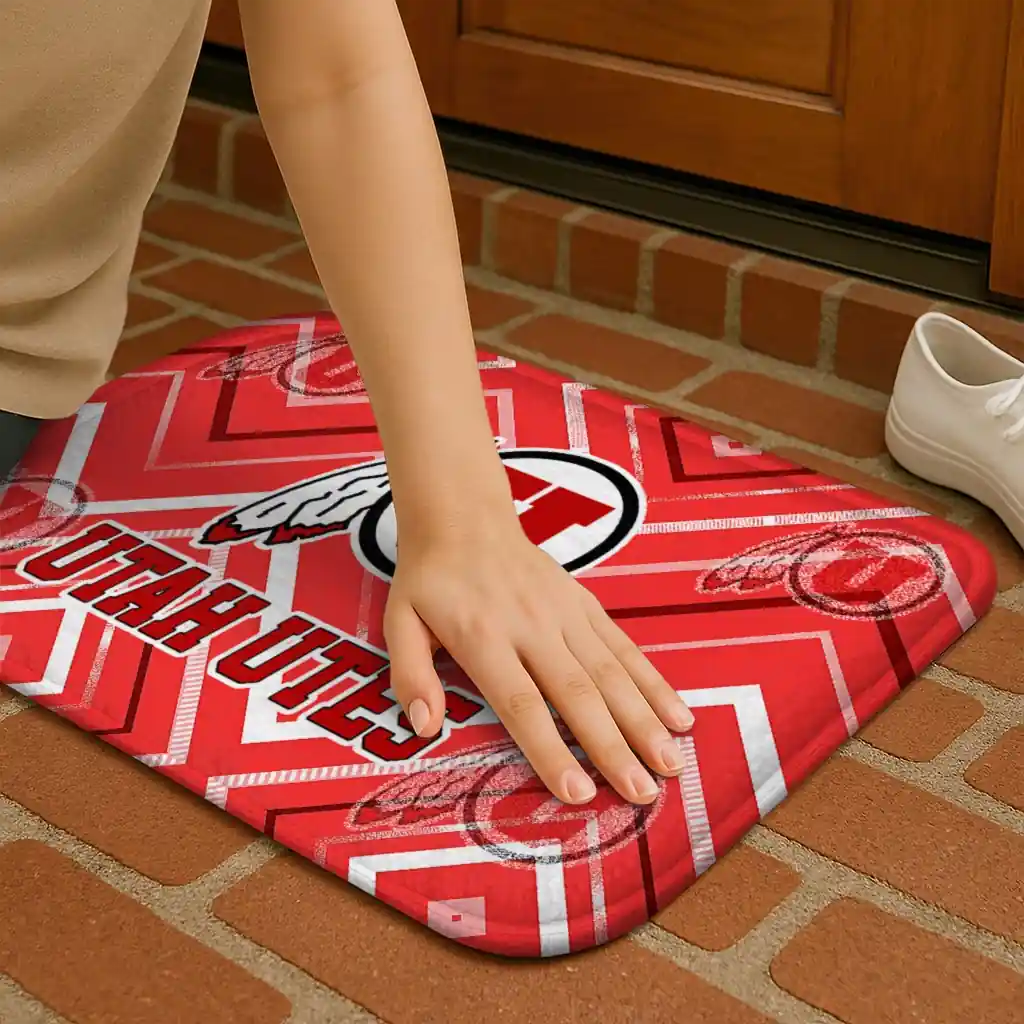 utah-utes-chevron-geometrics-red-doormat-premium-grade.webp