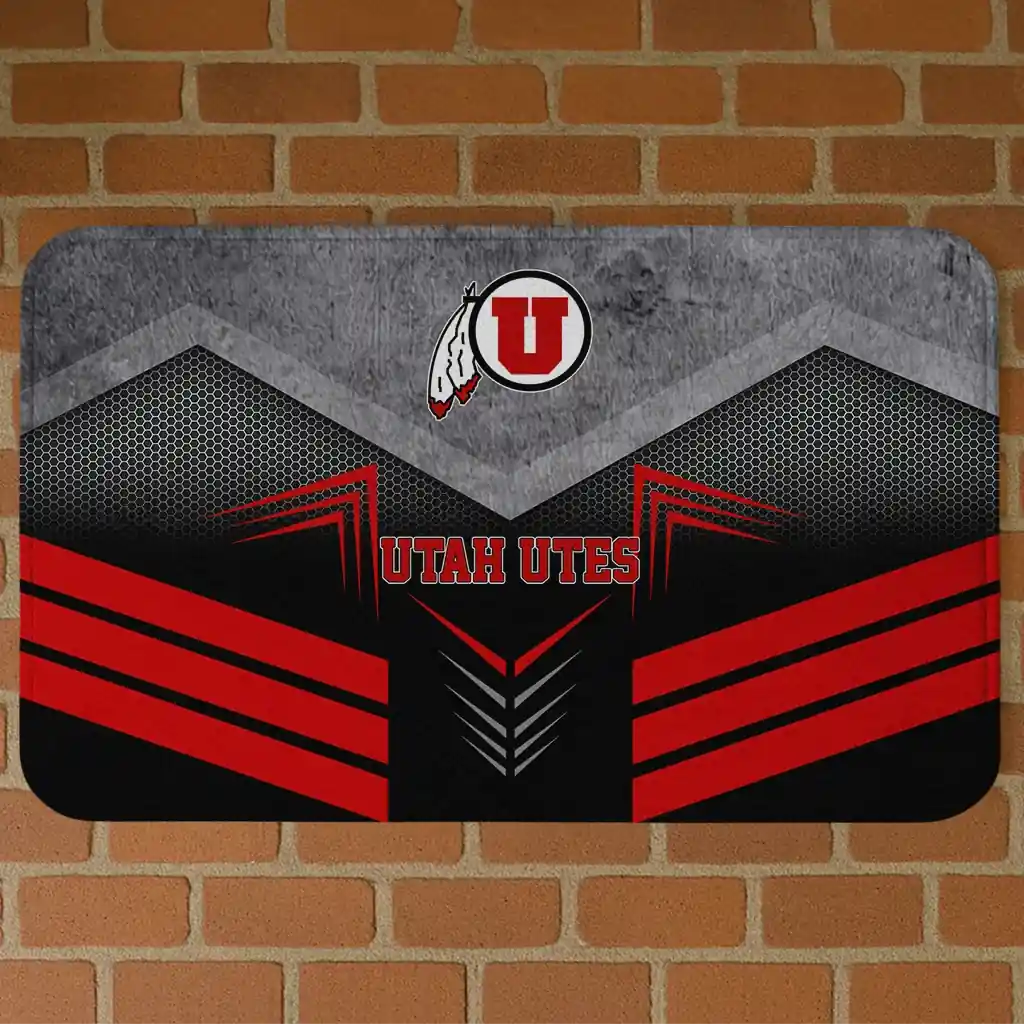 utah-utes-chevron-points-red-black-doormat-best-selling.webp utah utes chevron points red black doormat best selling