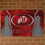 utah-utes-hexagon-oval-red-doormat-best-selling.webp