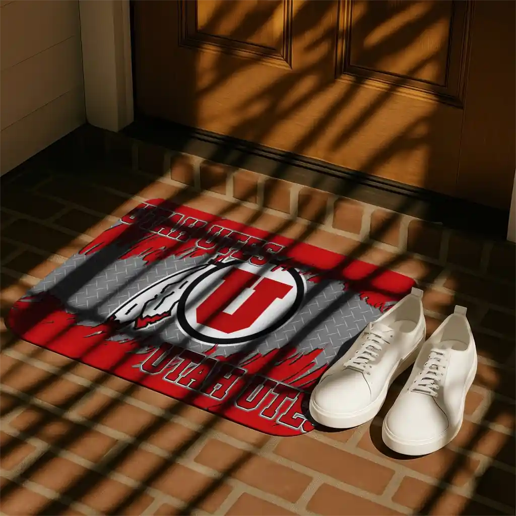 utah-utes-plate-rip-red-doormat-trendy.webp