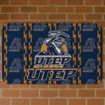 UTEP Miners Bolt Row Blue Doormat
