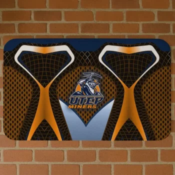 UTEP Miners Torso Pattern Doormat