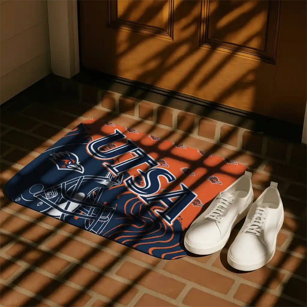 utsa-roadrunners-football-pride-orange-doormat-trendy.webp